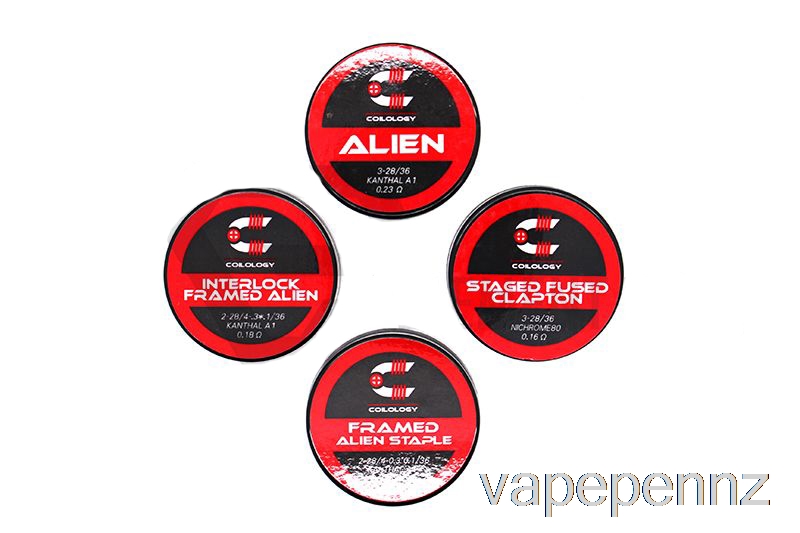 Coilology Performance Prebuilt Coils Interlock Framed Alien - 0.12ohm KA1 VAPE NZ